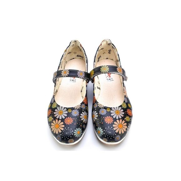 Goby Shoes - Floral Daisy Ballerinas - Picture 2 of 5